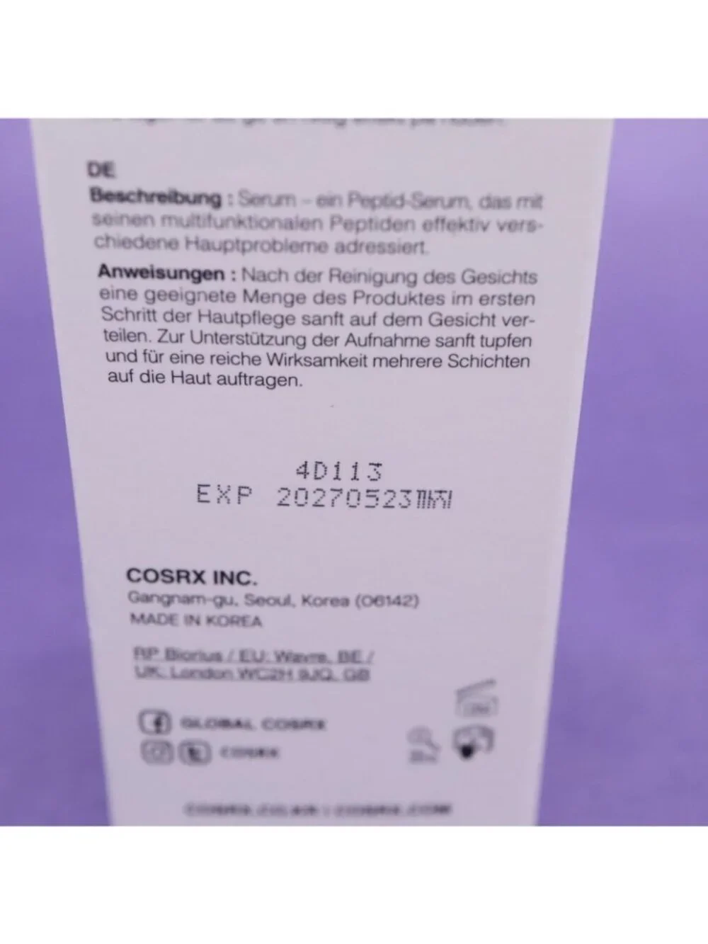 COSRX elevate your